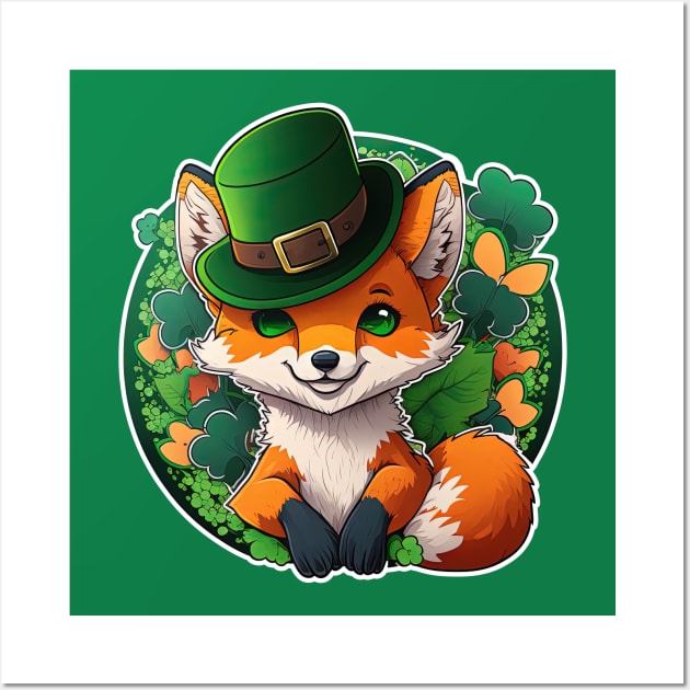 Saint Patrick's Fox Wall Art by MaxDeSanje 